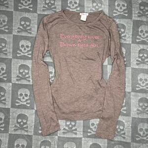 Y2k funny slogan shirt